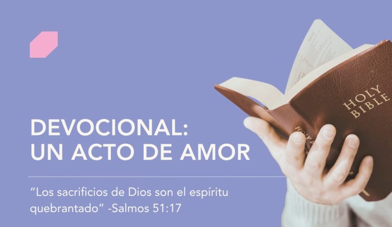 Devocional un acto de amor